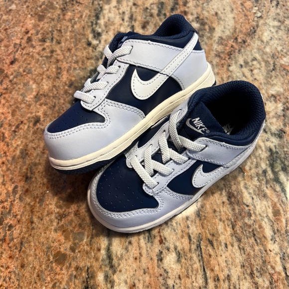 Toddler Nike Dunk Low Blue - Picture 5 of 7
